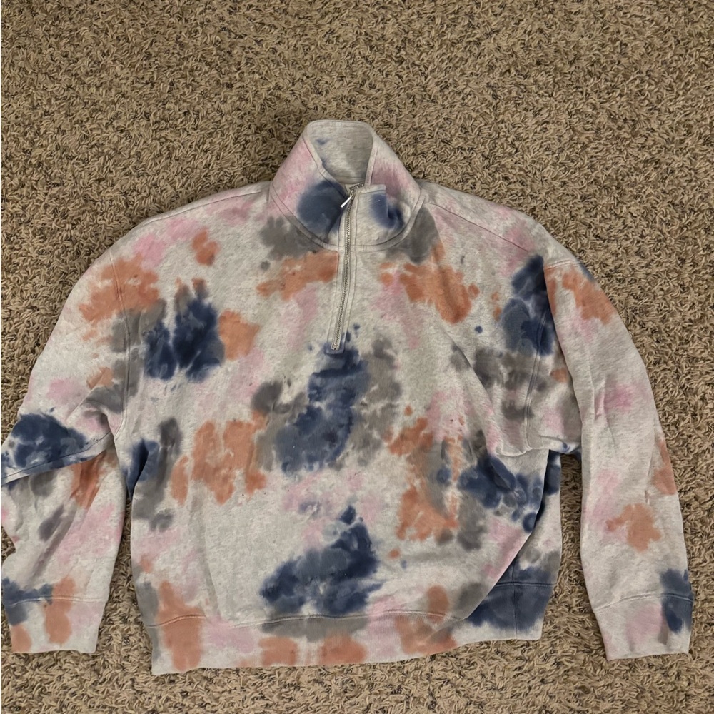 PINK Victoria's Secret Tie-Dye Sweatshirt - Pink, Blue, Orange